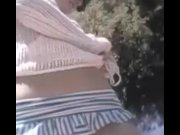 Preview 2 of Girl Sunbathing Naked While Masturbating Until Her Mom Opens The Back Door!
