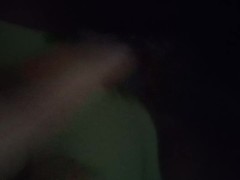 Shh, quietly playing after cumming on the toilet
