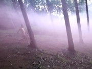 Preview 4 of Public forest outdoor masturbation