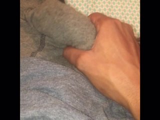 After shower air drying cock tease