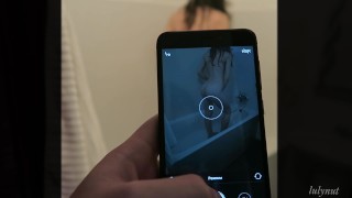 Teen stepsister caught masturbating 