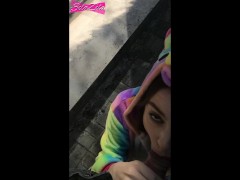 Video Ran up, sucked, was fucked, ran away - SolaZola