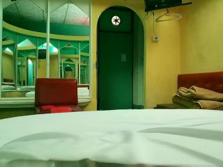 Crossdresser maid unifrom clean in hotel