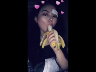 Suck Dat Banana on Snapchat