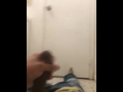 Sneaky Jackoff Session  - Screenshot 6 of 16 - Bathroom