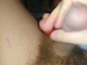 Preview 5 of HD Hairy Cock Close Up Cum