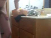 My Big Cock fucking pussy toy!! Big cumshot!!!