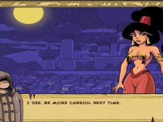 teen, princess jasmine, video game, parody