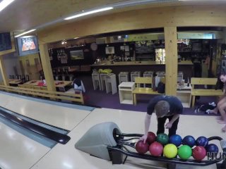 HUNT4K. Hunter is looking for awesome sex for money in bowling place