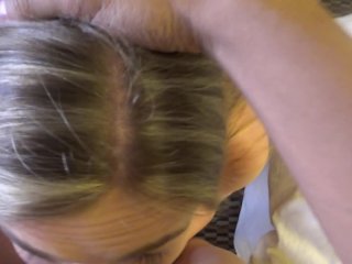 Kinky Amateur Blonde Girl Next Door 1st Deepthroat Fucking and Throatpie screenshot number 2