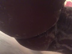 Big booty all soaped up in the shower