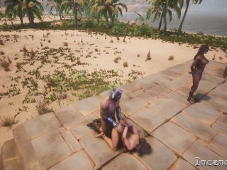 Tripple DoggyStyle White Black red haired compilation. Face down ass up!