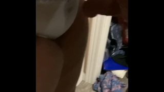 Girlfriend Gives Handjob Cum on Panties