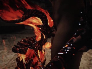 Skyrim Female Monster Flame Atronach Porn