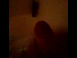 stroking big dick, horny in shower, solo male, exclusive
