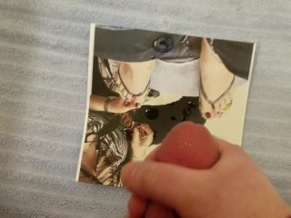 Cum Tribute To A Pic Of My Ex-roommate's  Feet