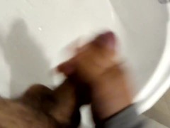 My first video cumming in bathroom