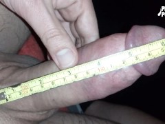 Measuring my dick - My humble dimensions - No faking, no pumping