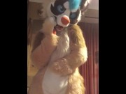 Preview 3 of Fursuit striptease