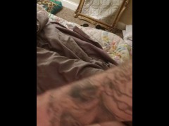 Tattooed Giant Leaves Red Head Pixie trembling, gaping, and cream filled. P