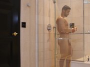 Preview 1 of Bodybuilder Arad WinWin Power Fucks Femboy For Spying On Him In The Shower