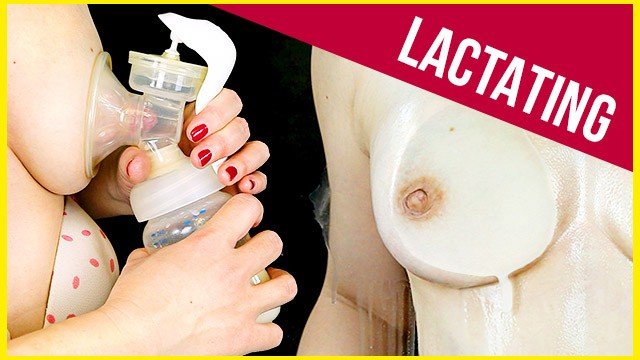 Watch Bondage Video:Lactating my breast milk pumping and smearing LACTATION MILKING CLOSE UP