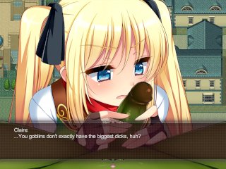 blonde, game, blowjob, hentai