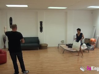 Clean up woman gets hot