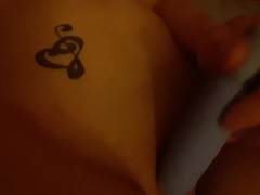 Cumming after using viborator for the first time