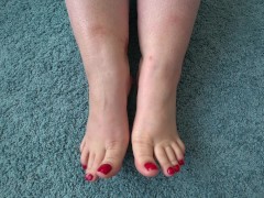 bow to the big female legs!