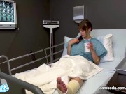 Preview 1 of CamSoda - Day 1 - Lexi Luna Hospital Big Tits Masturbation Therapy