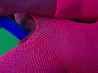 Huge toy feels_so good at home rave party