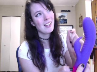 sex education, brunette, sex toy review, sex ed