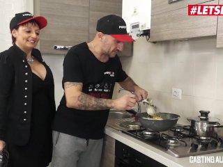 LETSDOEIT - Busty Italian Mature Redhead Tries Out Porn Casting