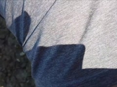 Public Sex Break While Walking the Dog