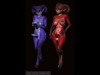 Эзрия / Кселтия (модели V2 Walk Cycle)