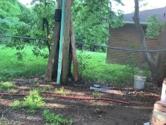 embarazada sale a caminar ya mamar verga del vecino,diosaera