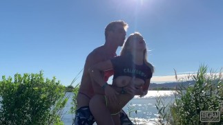 Sex by the River Las Vegas Wash Morning Sex Fucking and Sucking