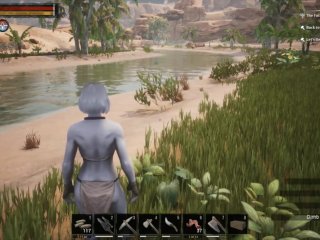 conan exiles, streaming, video game, female voice