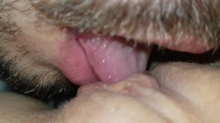 Incredible Close-Up Sensual Pussy Licking