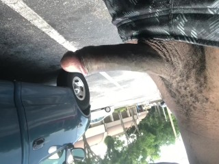 Outside of Family Dollar :-) ( a little Stroking)
