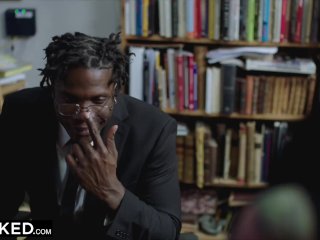 BLACKED This BBC queen finds black nerd with huge cock ! screenshot number 2