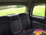 Preview 4 of Female Fake Taxi Masked fare fucks hot tattooed Milf with big black cock