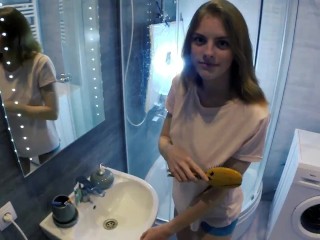 60fps, doggie, teen, cum in face, pussy, stepfantasy, amateur, popular with women, point of view, kink, pov, bathroom, fetish, verified amateurs, step fantasy, step brother, doggy style, cumshot, russian, semulv, brunette, step sister