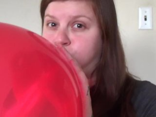 blowing balloons, b2p, kink, balloon fetish