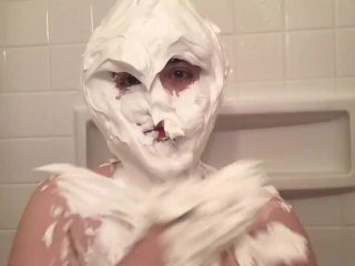 shaving cream, amateur, kink, fetish