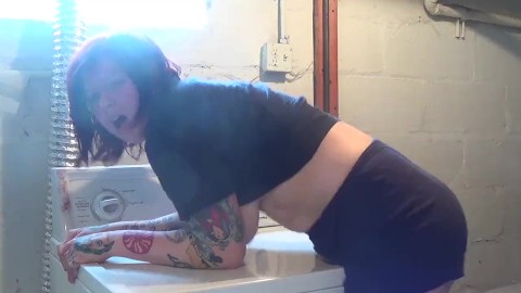 Humping and Fucking My Running Dryer