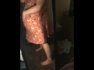 gfe, heavily pregnant, role play, brunette