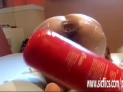 Preview 2 of Anal fisting and fire extinguisher fucked amateur
