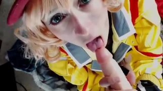 Синди Аурум FFXV стримит минет и трахает себя